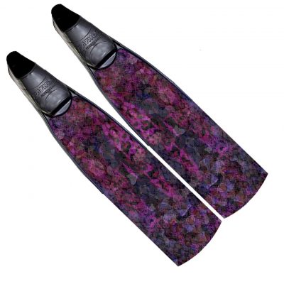 Quwack Camo Magenta Fins